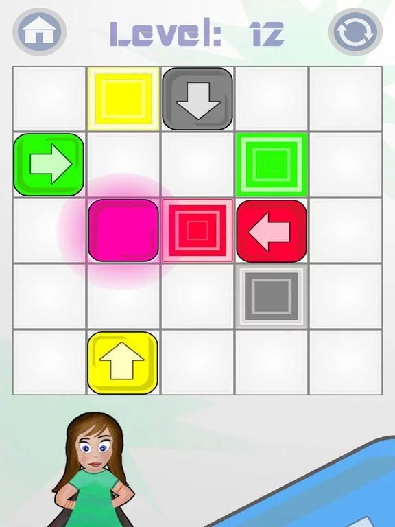 Изображение игры: Color Square puzzle game