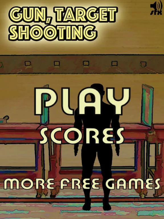 Изображение игры: Gun, target and shooting