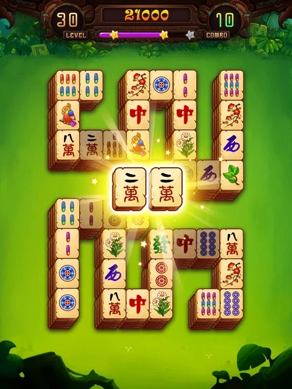 Изображение игры: Mahjong Solitaire Puzzle