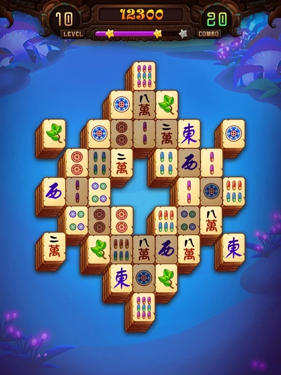 Изображение игры: Mahjong Solitaire Puzzle