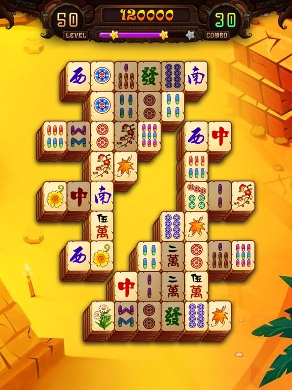 Изображение игры: Mahjong Solitaire Puzzle