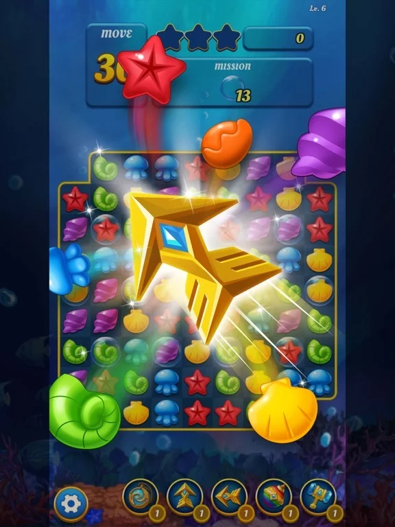 Изображение игры: Ocean Splash Match 3