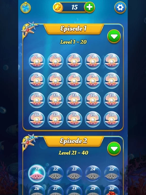 Изображение игры: Ocean Splash Match 3
