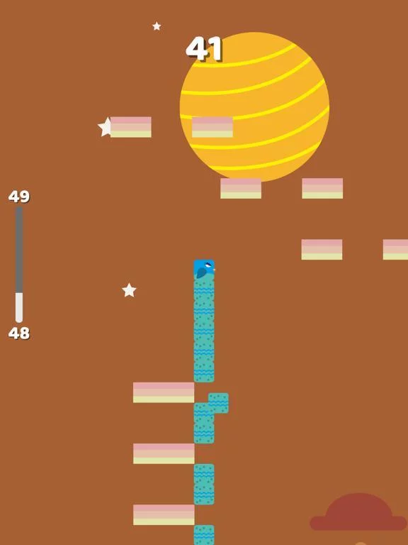 Изображение игры: Square Bird Goes Up