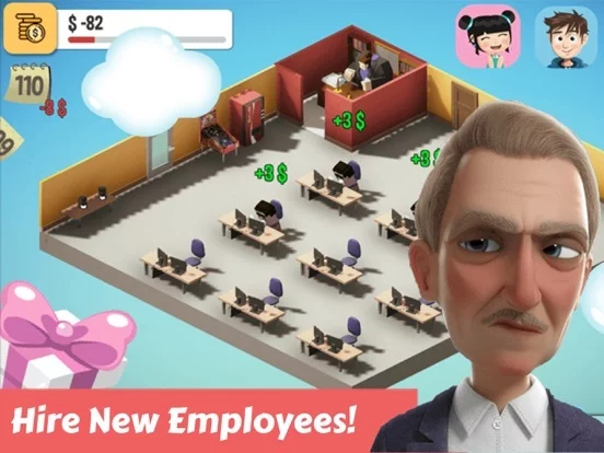 Изображение игры: Angry Boss: Idle Office Tycoon