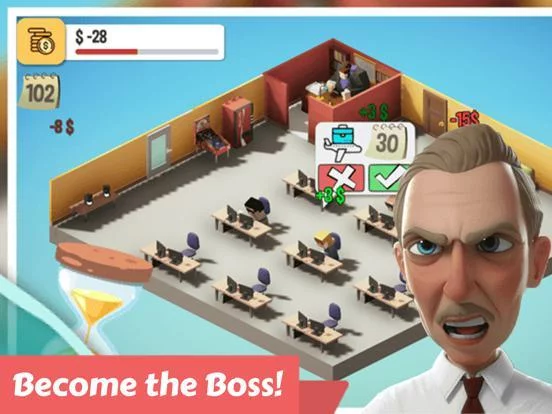 Изображение игры: Angry Boss: Idle Office Tycoon
