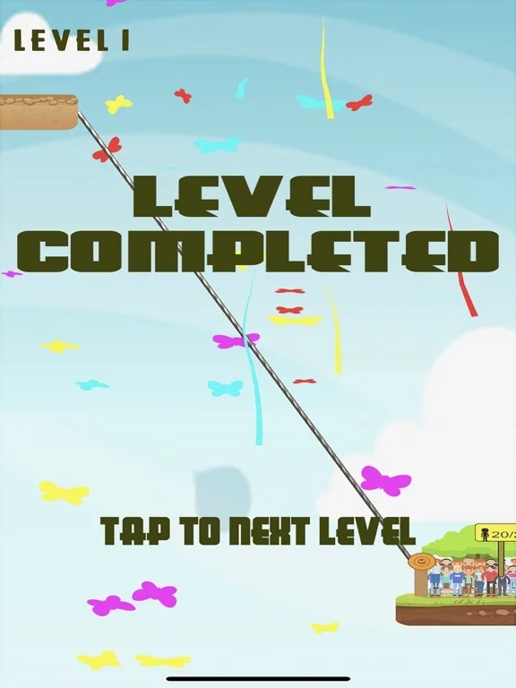 Изображение игры: Rope ZipLine !