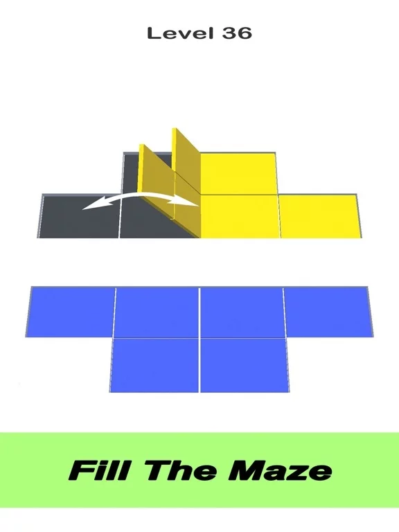 Изображение игры: Maze Fold - Fill The Space