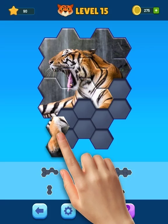 Изображение игры: Hexa Jigsaw Puzzle