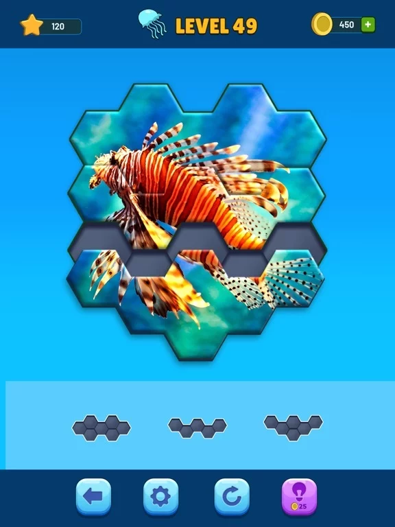 Изображение игры: Hexa Jigsaw Puzzle