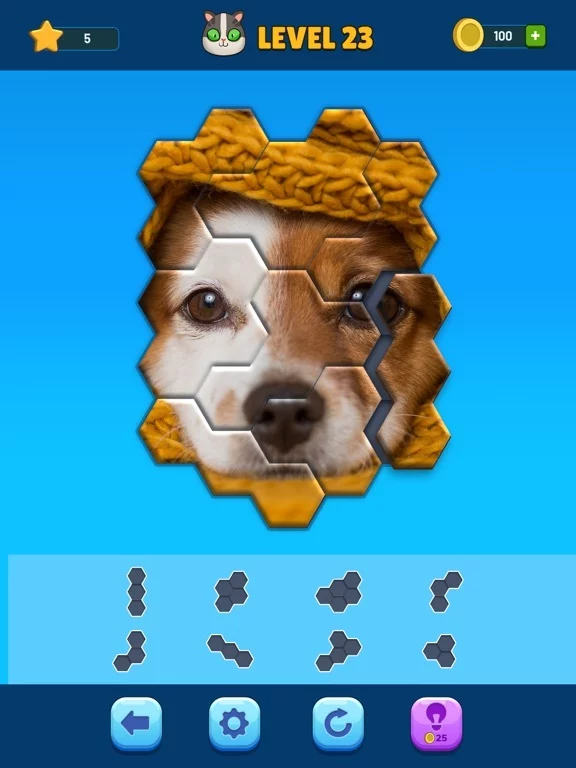 Изображение игры: Hexa Jigsaw Puzzle