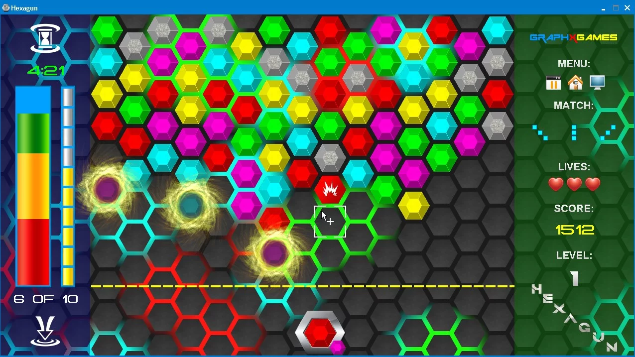 Изображение игры: Hexagun
