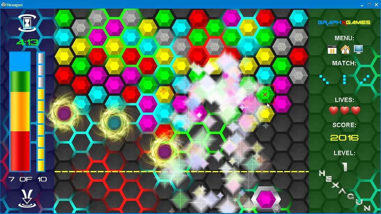 Изображение игры: Hexagun