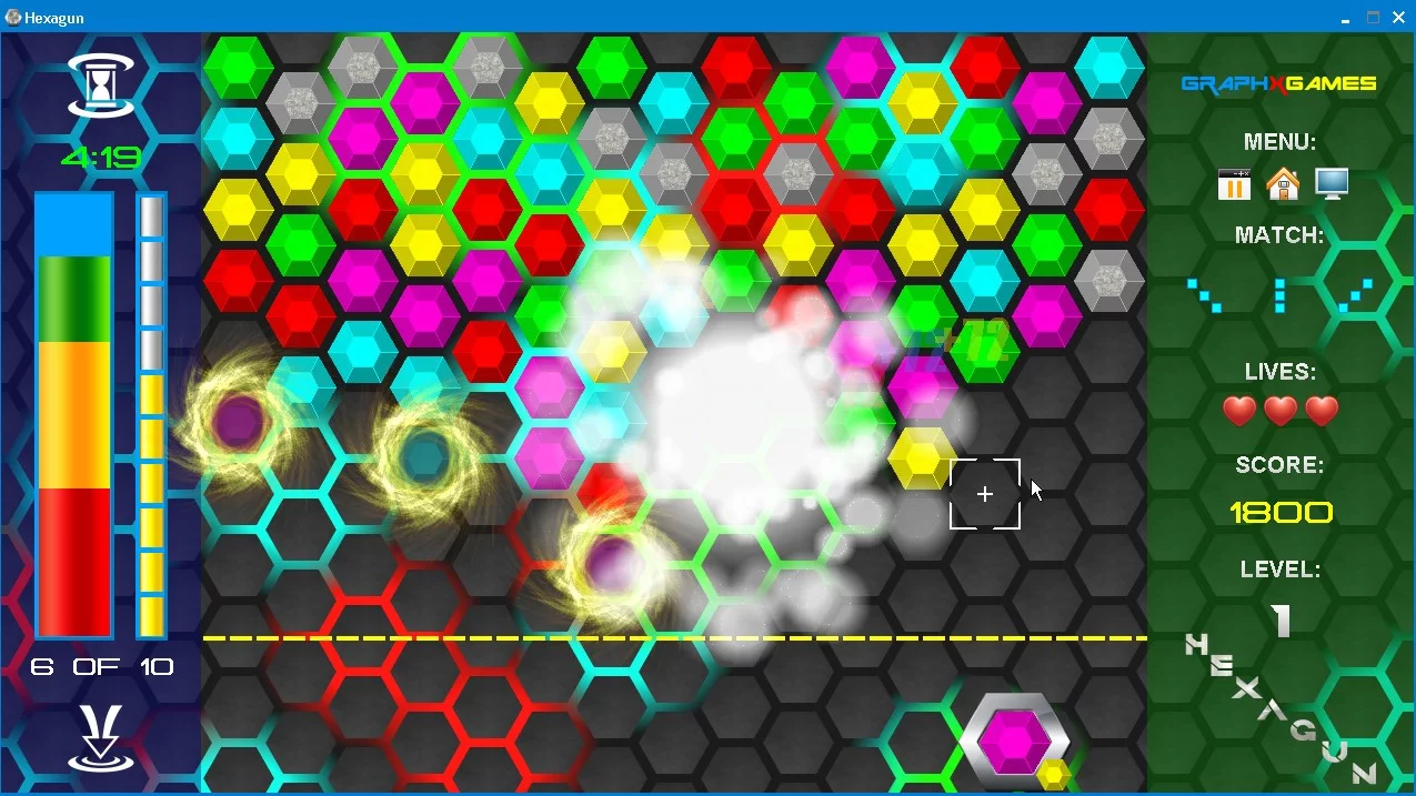 Изображение игры: Hexagun