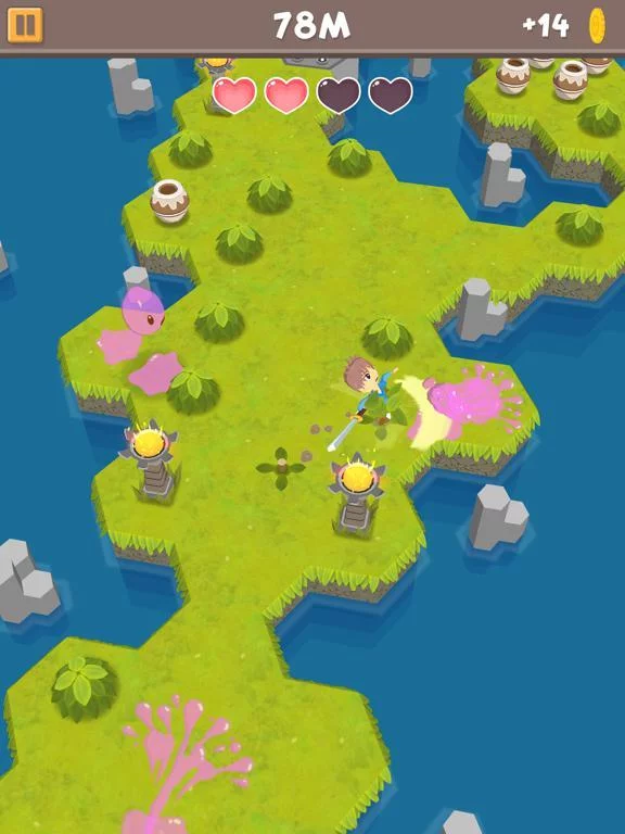 Изображение игры: Fling the Hero