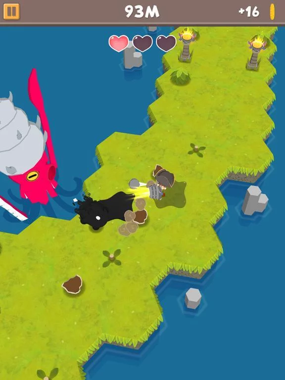 Изображение игры: Fling the Hero