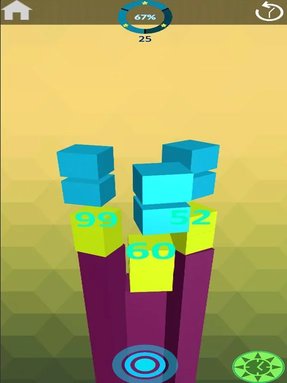 Изображение игры: rolling cube gravity
