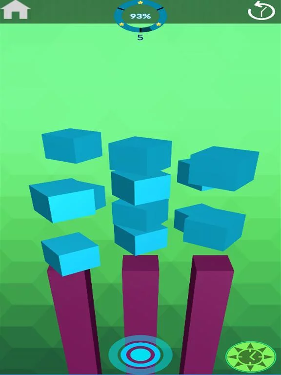 Изображение игры: rolling cube gravity