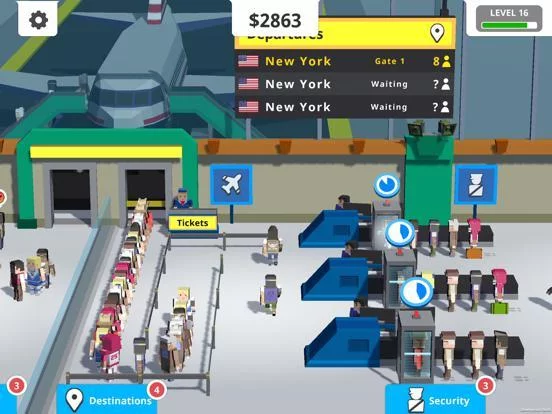 Изображение игры: Idle Tap Airport
