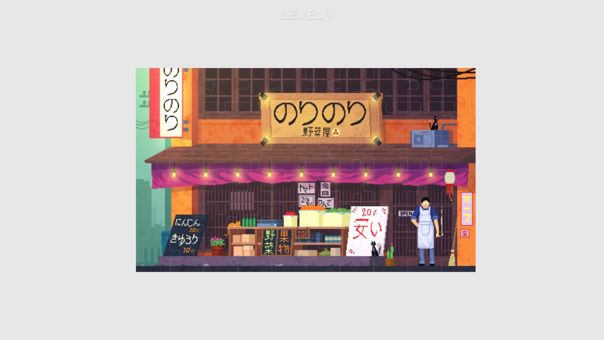 Изображение игры: Daylife in Japan - Pixel Art Jigsaw Puzzle