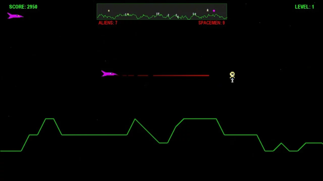 Изображение игры: Spaceman Defender