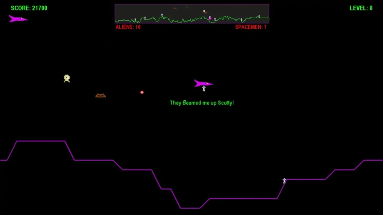 Изображение игры: Spaceman Defender