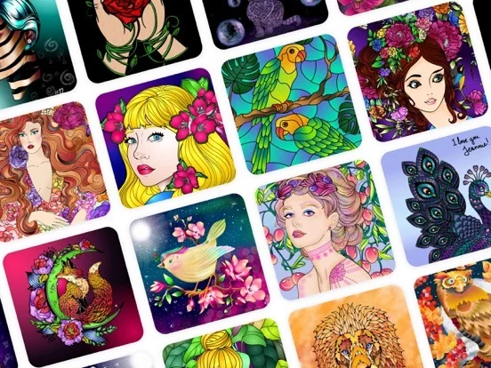 Изображение игры: inColor - Coloring & Drawing