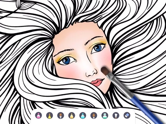 Изображение игры: inColor - Coloring & Drawing