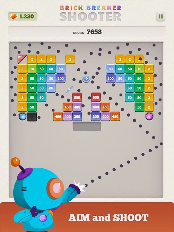 Изображение игры: Bricks Breaker Shooter