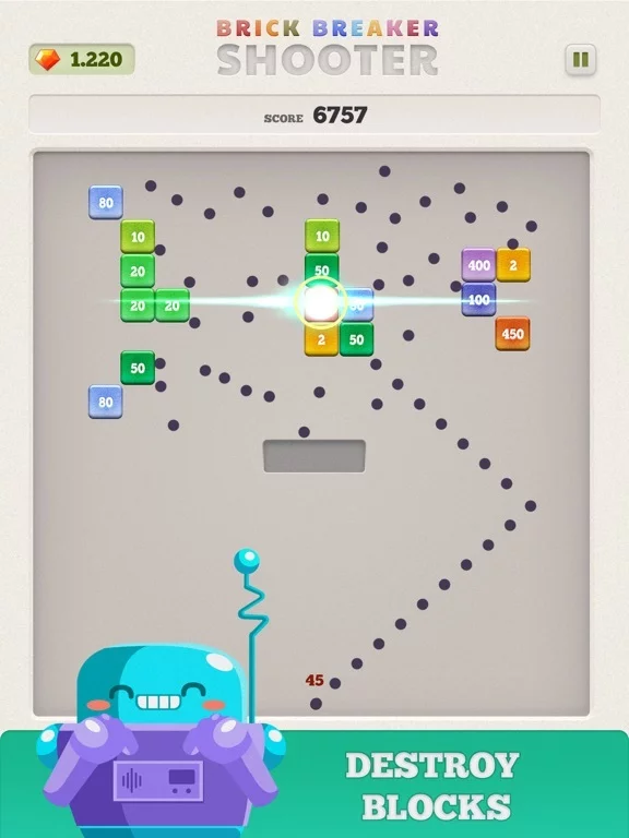 Изображение игры: Bricks Breaker Shooter