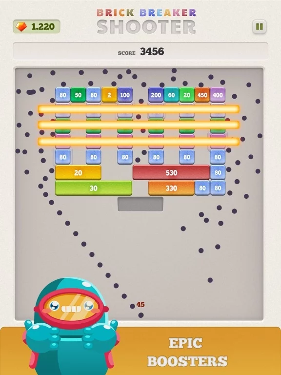 Изображение игры: Bricks Breaker Shooter