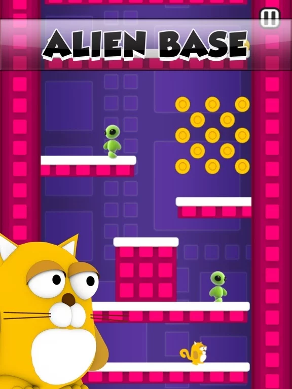 Изображение игры: Cool Cat - Paws Of Fury vs UFO