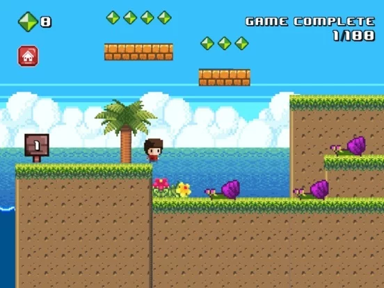 Изображение игры: 8 Bit Kid - Run and Jump