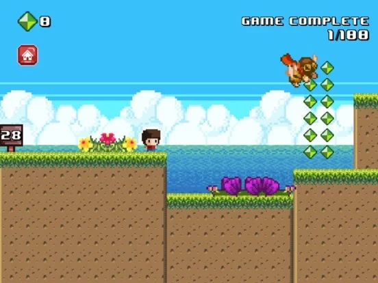 Изображение игры: 8 Bit Kid - Run and Jump
