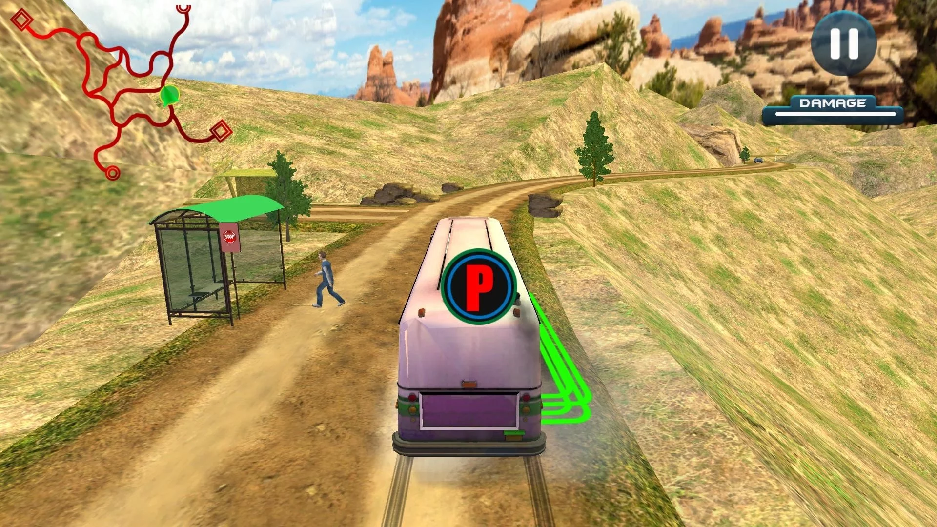 Изображение игры: Village Bus Driver Simulator