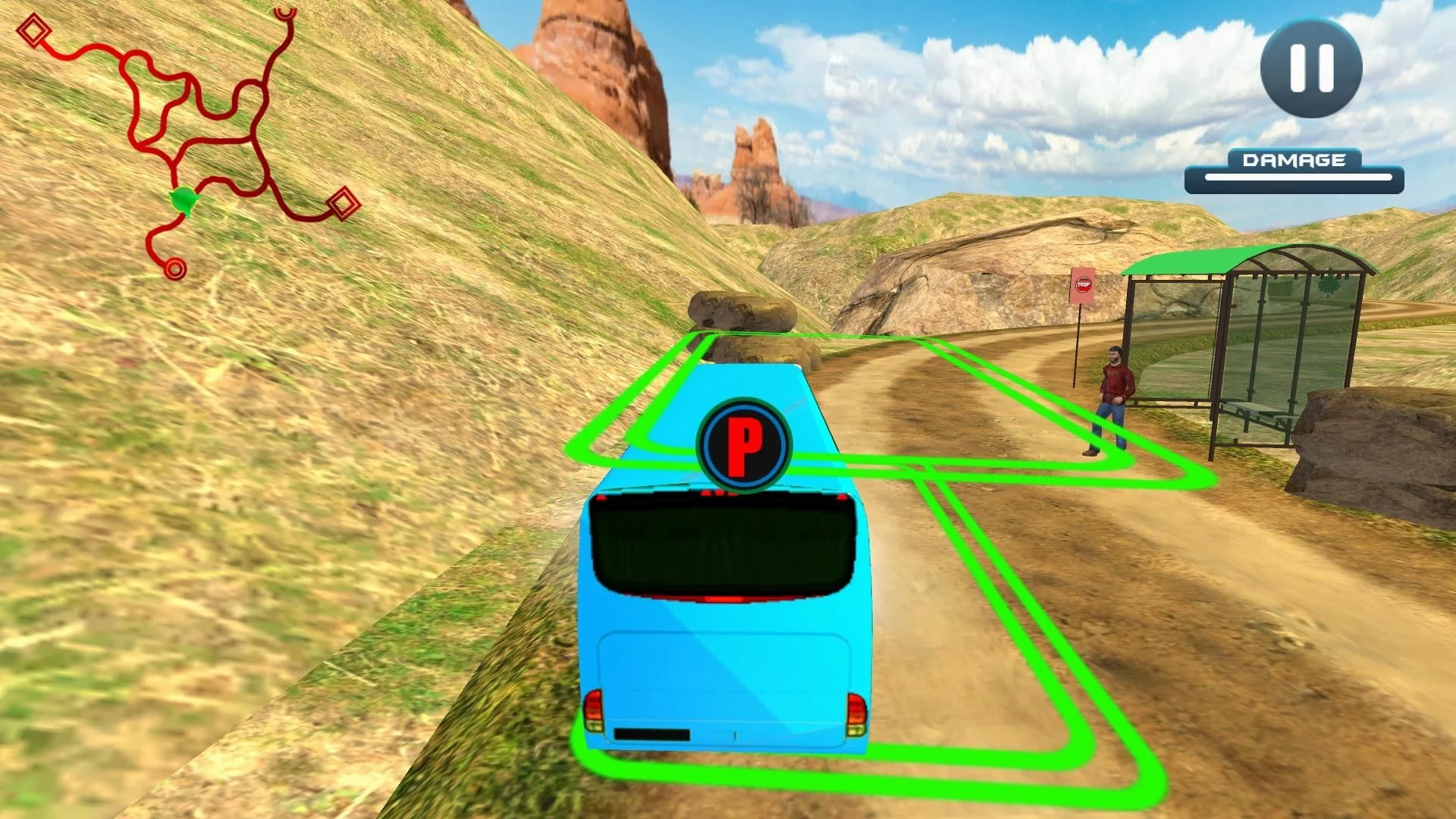 Изображение игры: Village Bus Driver Simulator