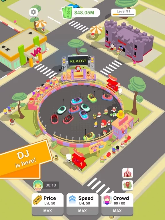 Изображение игры: Bumper Cars Idle