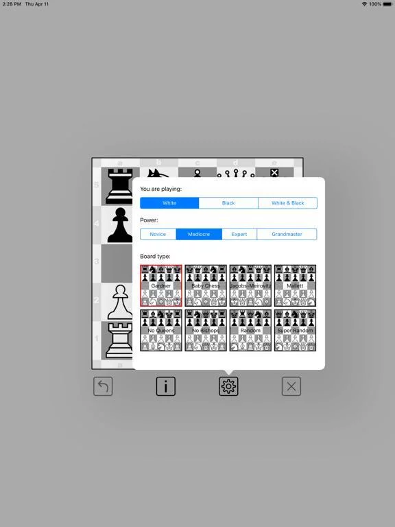 Изображение игры: Mini Chess 5x5
