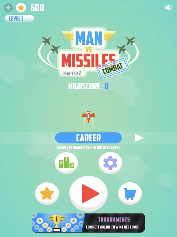 Изображение игры: Man Vs. Missiles: Combat