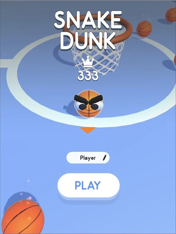 Изображение игры: Snake Dunk!