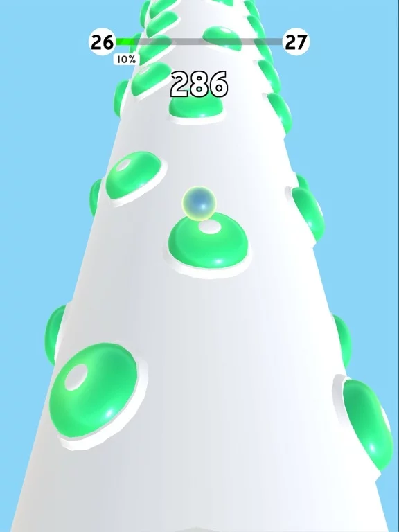 Изображение игры: Helix Jumper!