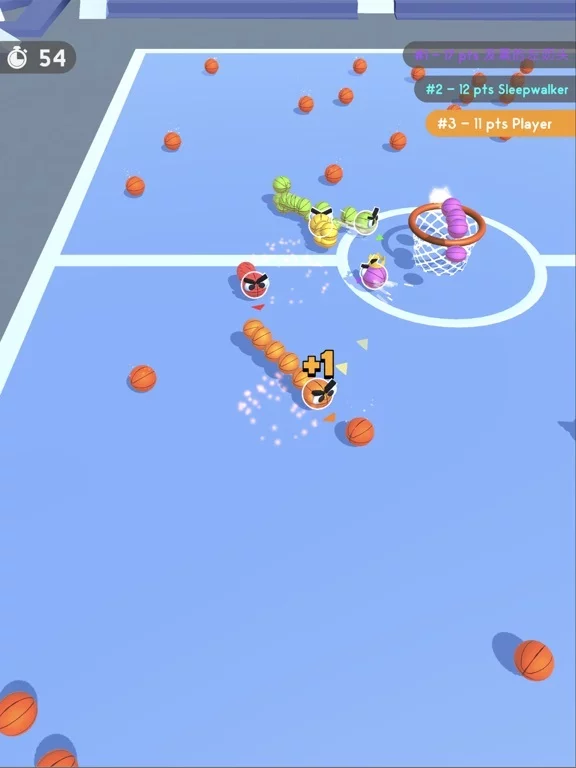 Изображение игры: Snake Dunk!