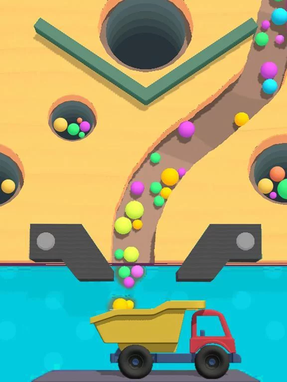 Изображение игры: Sand Action - Collect Balls 3D