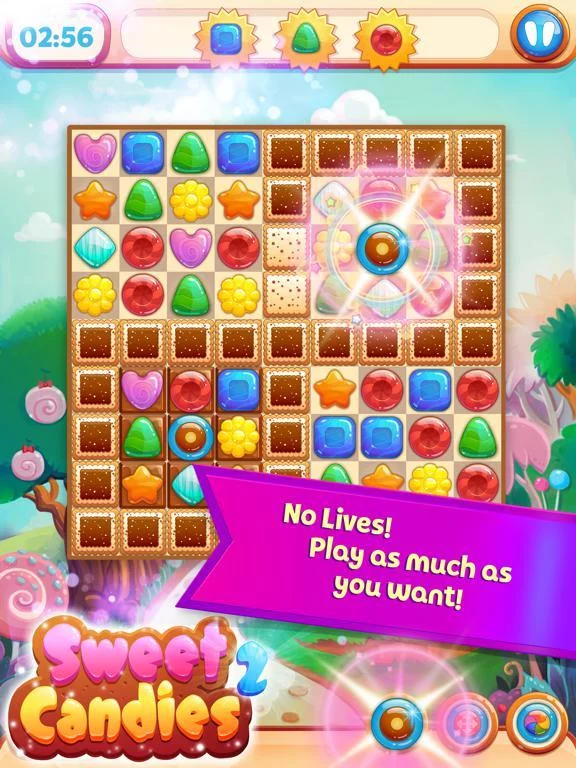 Изображение игры: Sweet Candies 2: Match 3 Games