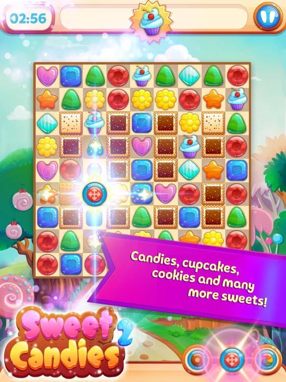 Изображение игры: Sweet Candies 2: Match 3 Games