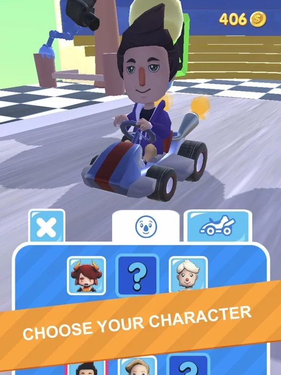 Изображение игры: Kart.io 3D