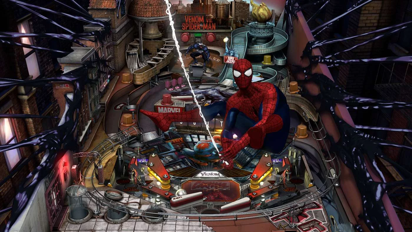 Изображение игры: Pinball FX3 - Marvel Pinball: Heavy Hitters
