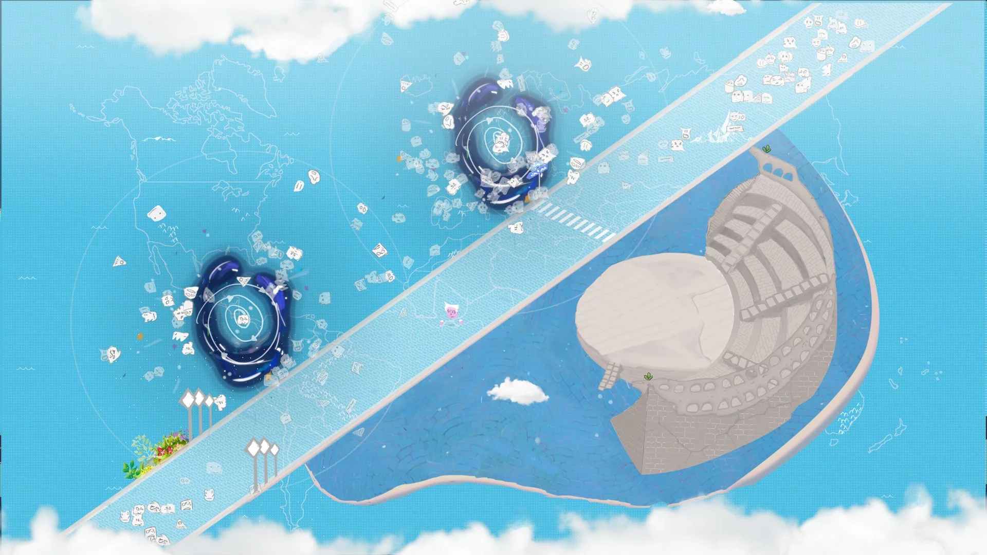 Изображение игры: Skyous