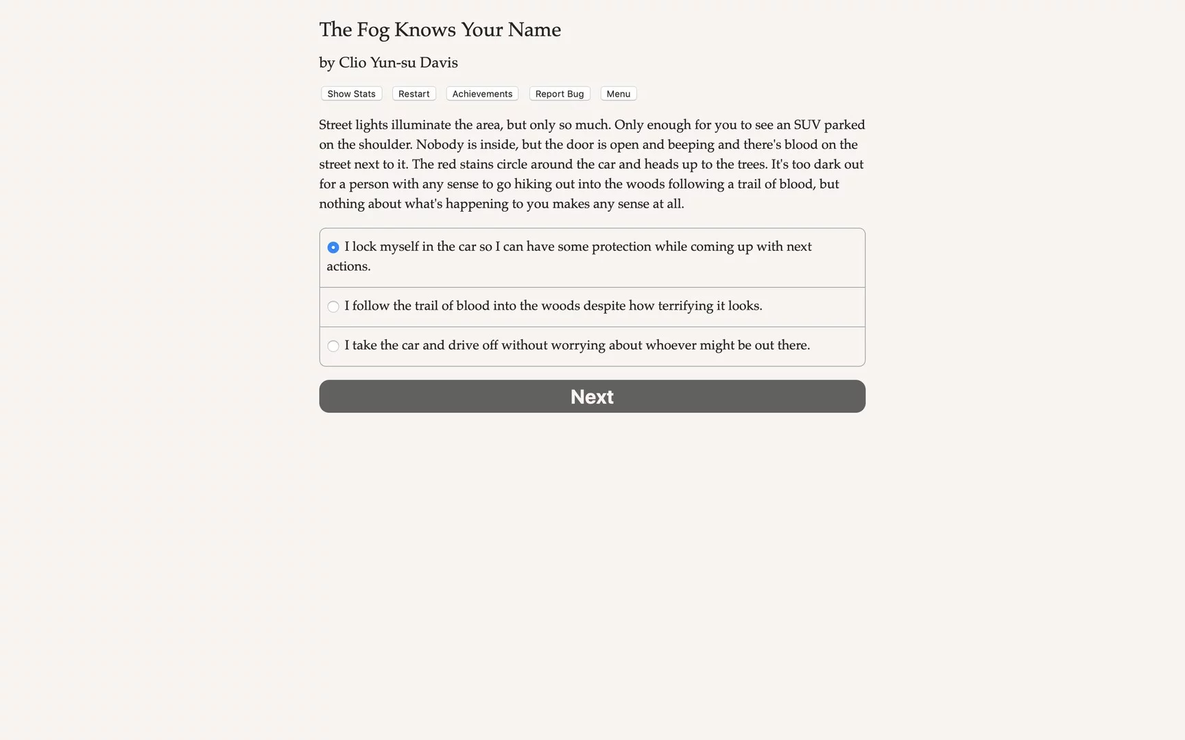 Изображение игры: The Fog Knows Your Name