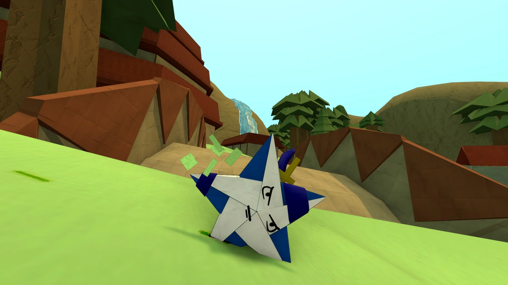 Изображение игры: Origami Ninja Star